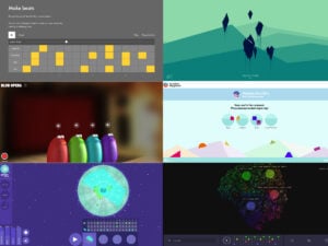 Free browser based interactive music applications